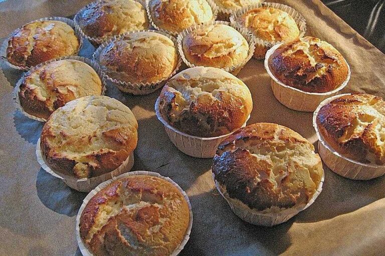 QUARK MUFFINS MIT VANILLEPUDDING – Geschmackvoll